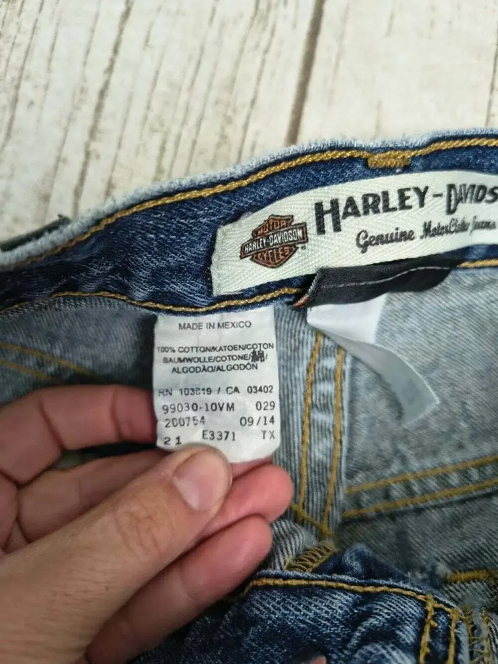 Harley-Davidson Genuine MotorClothes Blue Jeans 30x32